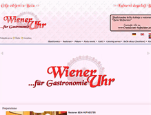 Tablet Screenshot of gastronomie.wieneruhr.at